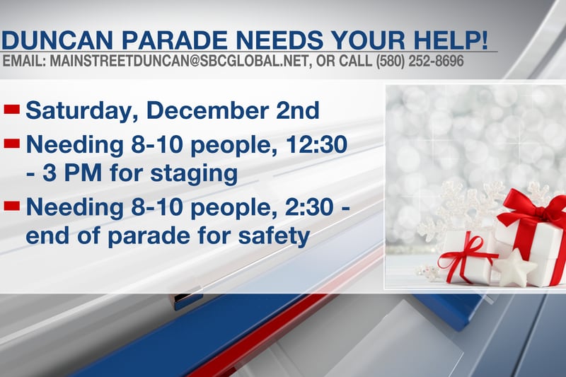 Main Street Duncan seeking volunteers for Christmas Parade