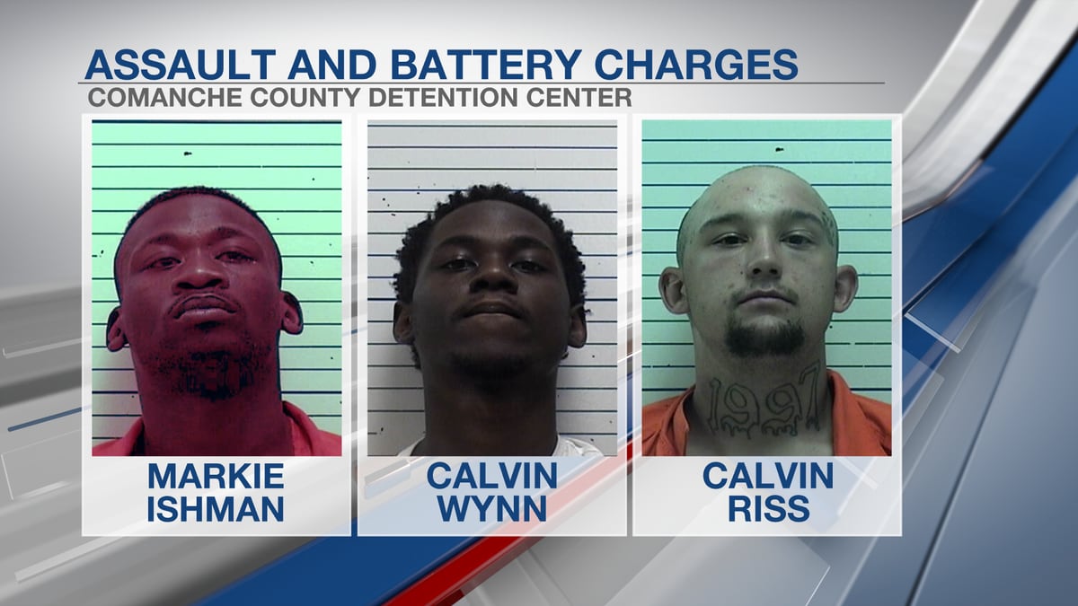 Inmates already charged in connection to a death at the Comanche County Detention Center are...