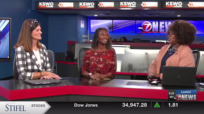 7News was joined by members of the Comanche County Retired Educators Association, President...