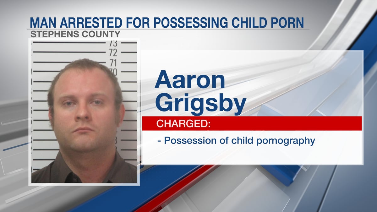 Grigsby faces decades in prison for allegedly possessing child sexual abuse material.