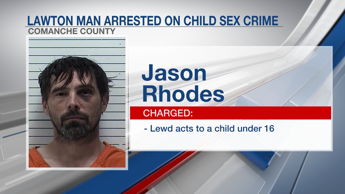 Rhodes faces up to 20 years in prison for allegedly touching a minor inappropriately.